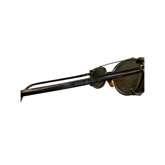 Dolce & Gabbana Elliott 48 Metal Eyeglasses with Sunglasses Clip-On Set & Case main image 4